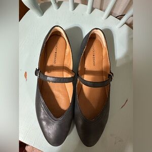 Lucky Brand Women's Black Mary Jane Flats